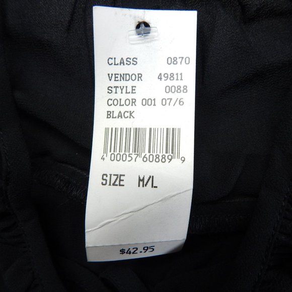 PacSun Womens Fit and Flare Mini Dress Bathing Suit Cover Up Black Size M/L - Picture 9 of 10